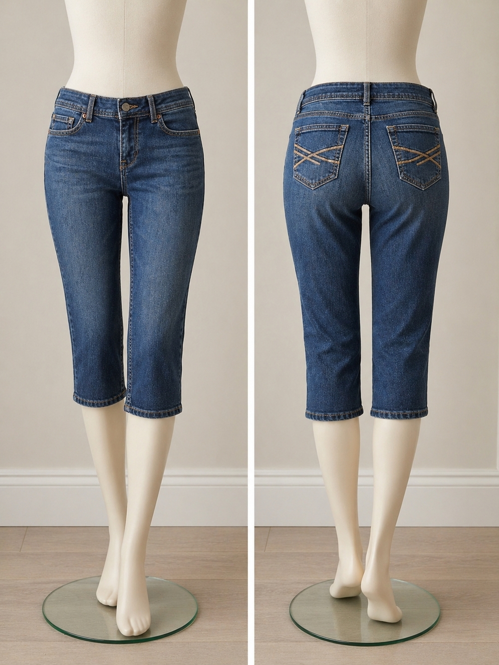 Aeropostale Women’s Blue Denim Capri Jeans